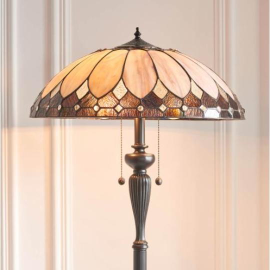 kremszinu muveszi uveggel allolampa tiffany  lampa kezzel keszult hendmade tiffany stilusu uvegernyo e27-es led sullyesztett mennyezeti lampa  1900-as evekbeli belsoepiteszeti dizajn 2.jpg
